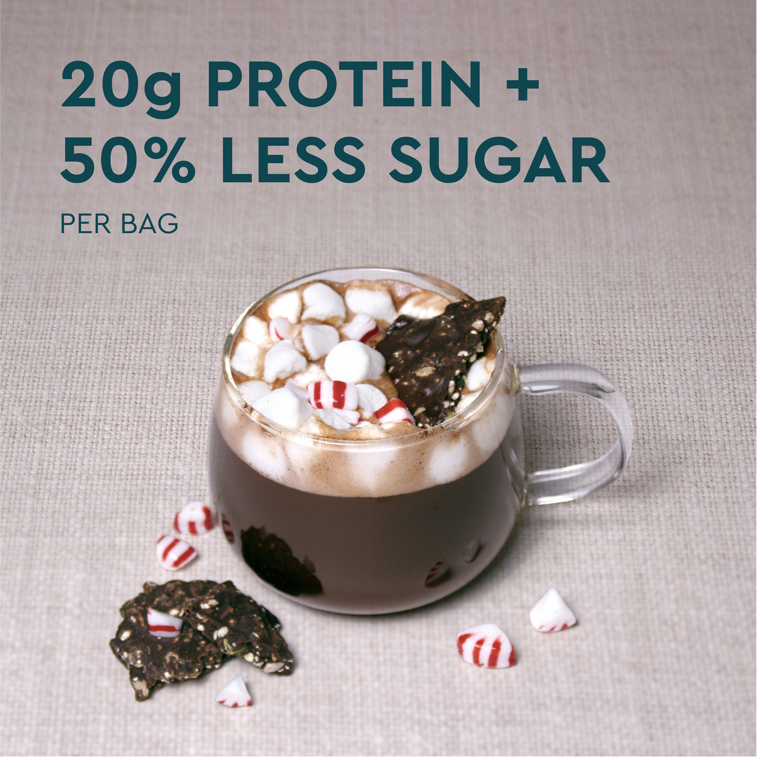 SEEDLY Foods - Wholesale Chocolate Bar - SEEDLY, Peppermint, Dark Chocolate Bark, 3.6 Oz. (Lmt Ed.)2