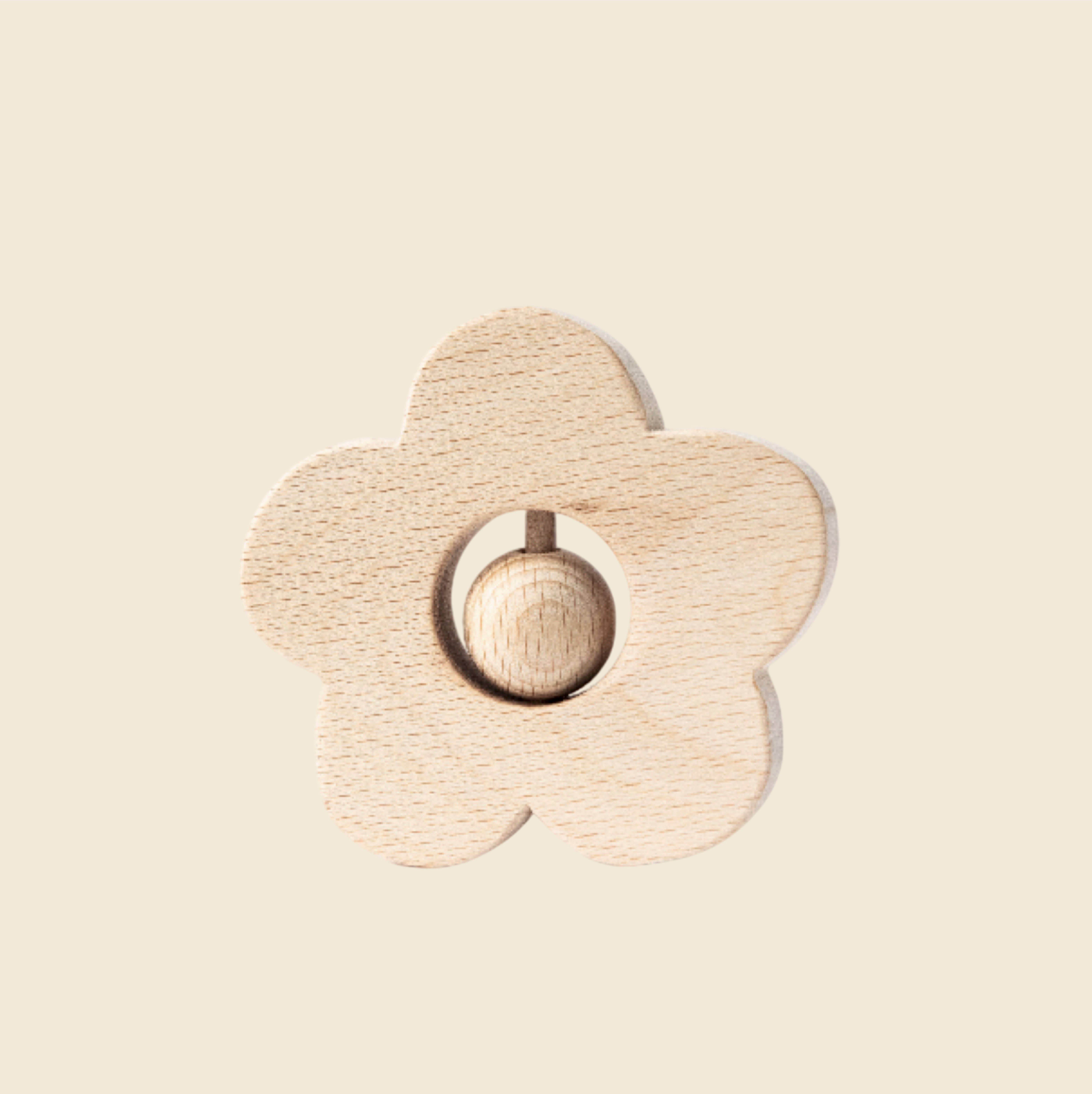 KMR Childwood - Wholesale Wood Toy - Kids - MARGUERITE wooden rattle