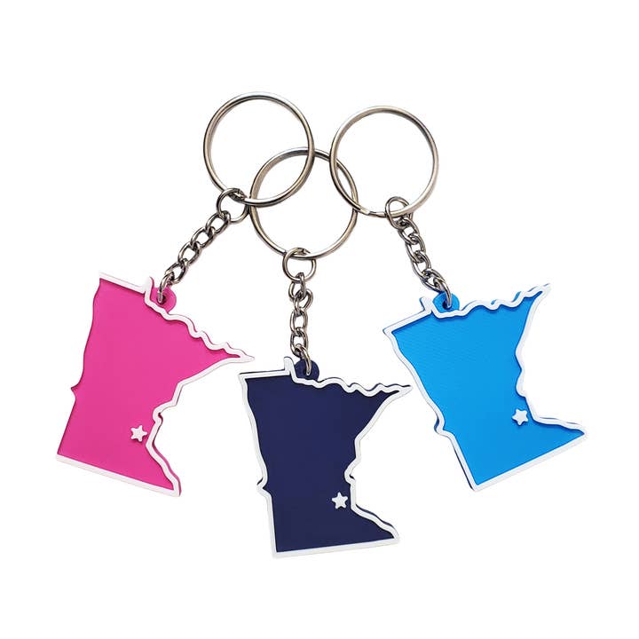 itty bitty builds - Wholesale Keychain - Unisex - Minnesota State Keychain, Minneapolis4