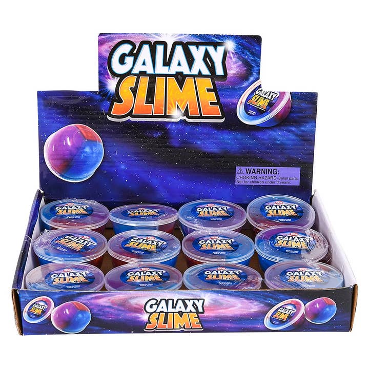La Luna Bella - Toys - Wholesale Putty/Slime - Kids - 2.25" GALAXY SLIME TUBS LLB Slime & Putty