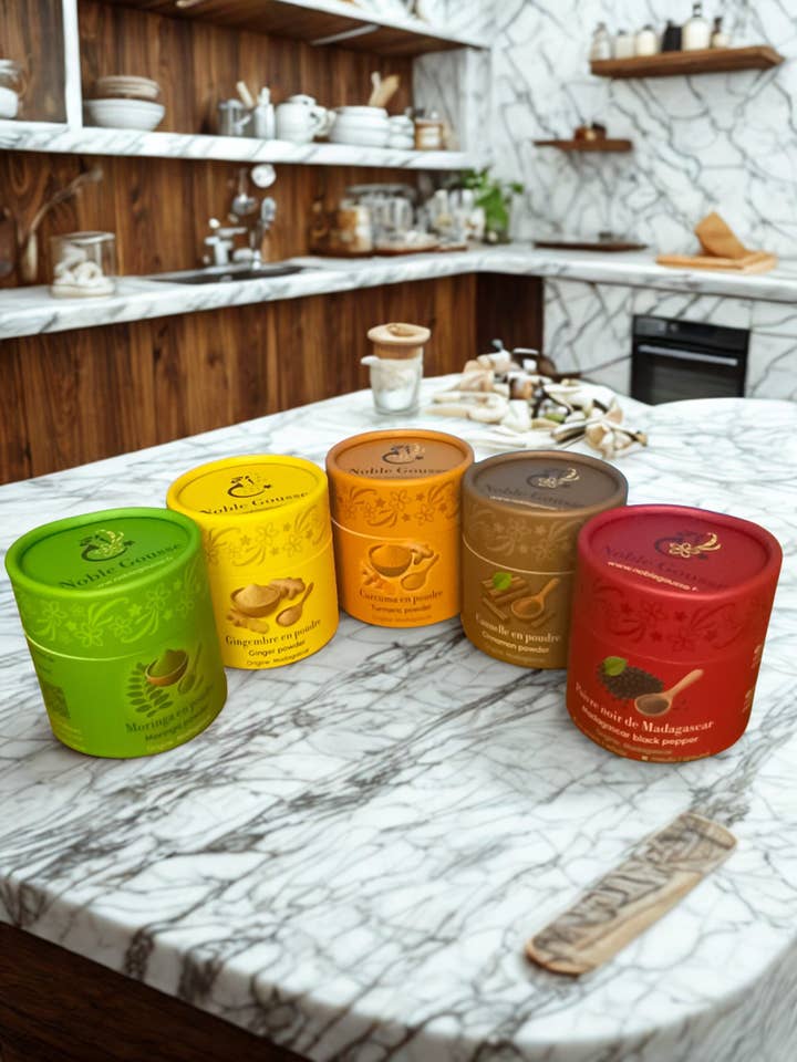 Paquete Descubrimiento Gourmet – 5 Especias Puras de Madagascar para venta al por mayor de Noble Gousse