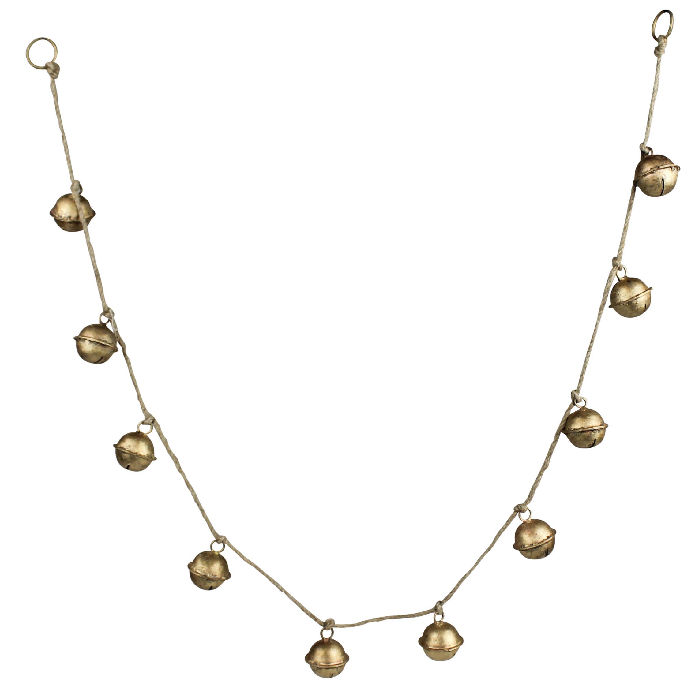 HomArt – Großhandel Glocke – Glockenstrang, Altmessing0