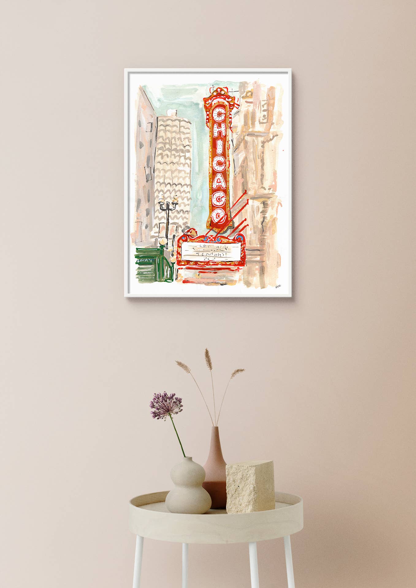 Rachel Reynolds Art - Wholesale Art Print - Chicago Theater Art Print1