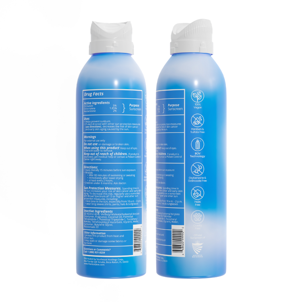 Florida Glow - Vente Crèmes solaires - Écran solaire en spray SPF 151