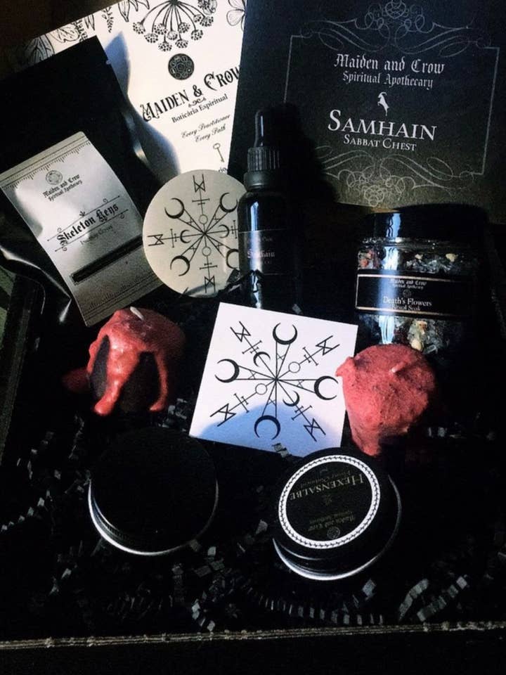 Cofre de Samhain Sabbat para venta al por mayor de Maiden and Crow Spiritual Apothecary