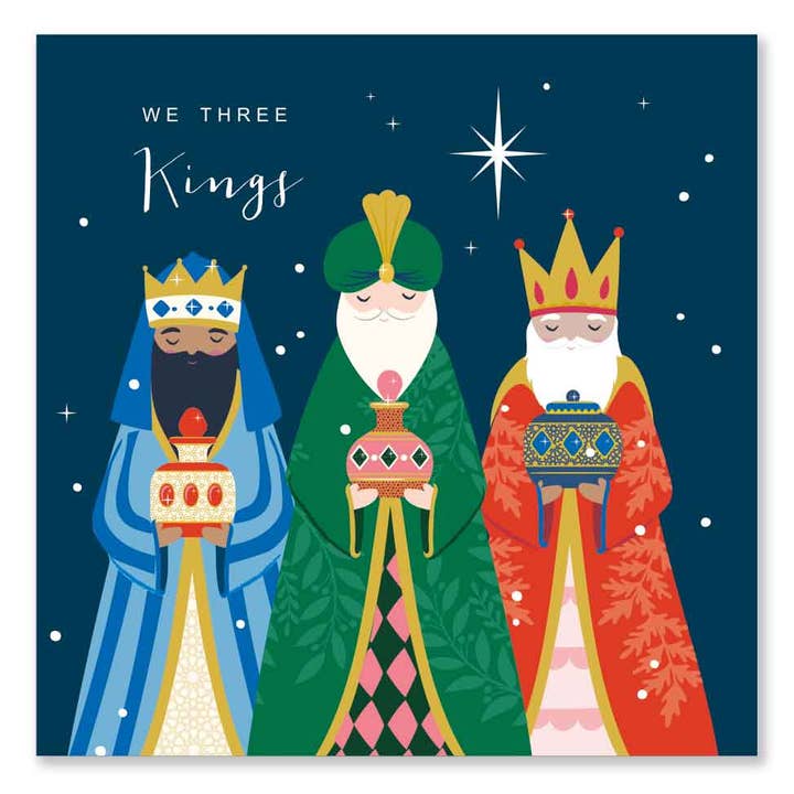 Klara Hawkins - Wholesale Christmas Card - We Three Kings / Religious Christmas Card.