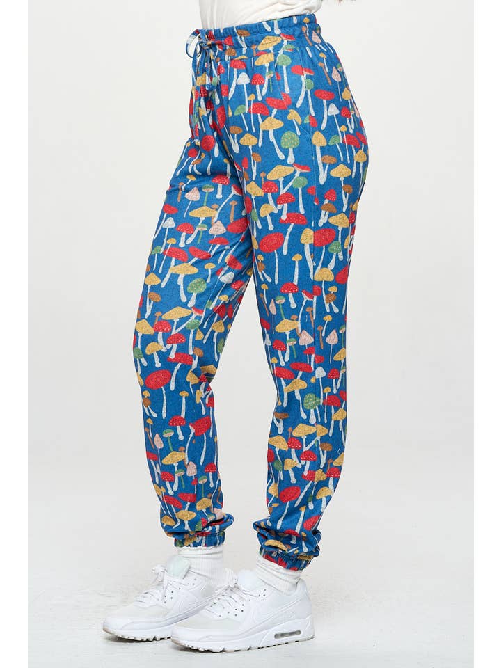 SM WARDROBE - Wholesale Pants - Women's - COLORFUL MUSHROOM TUNIC PANTS
