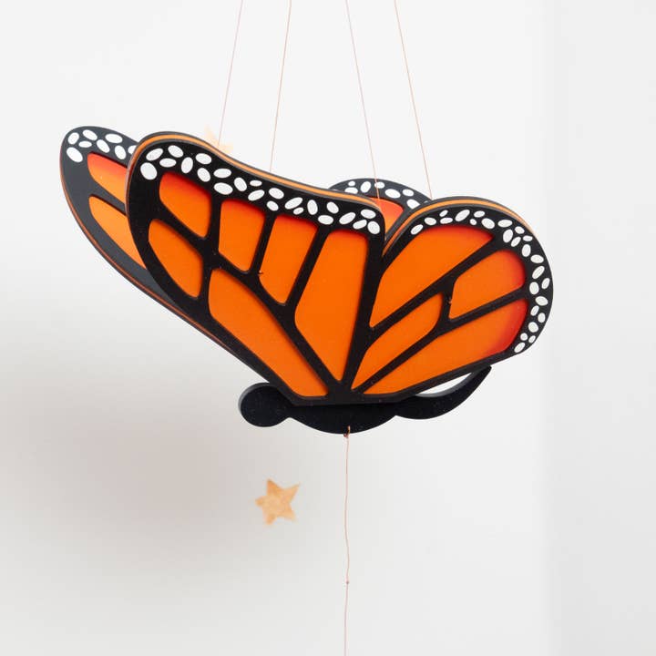 Tulia's Artisan Gallery - Wholesale Mobile - Monarch Butterfly Flying Mobile2