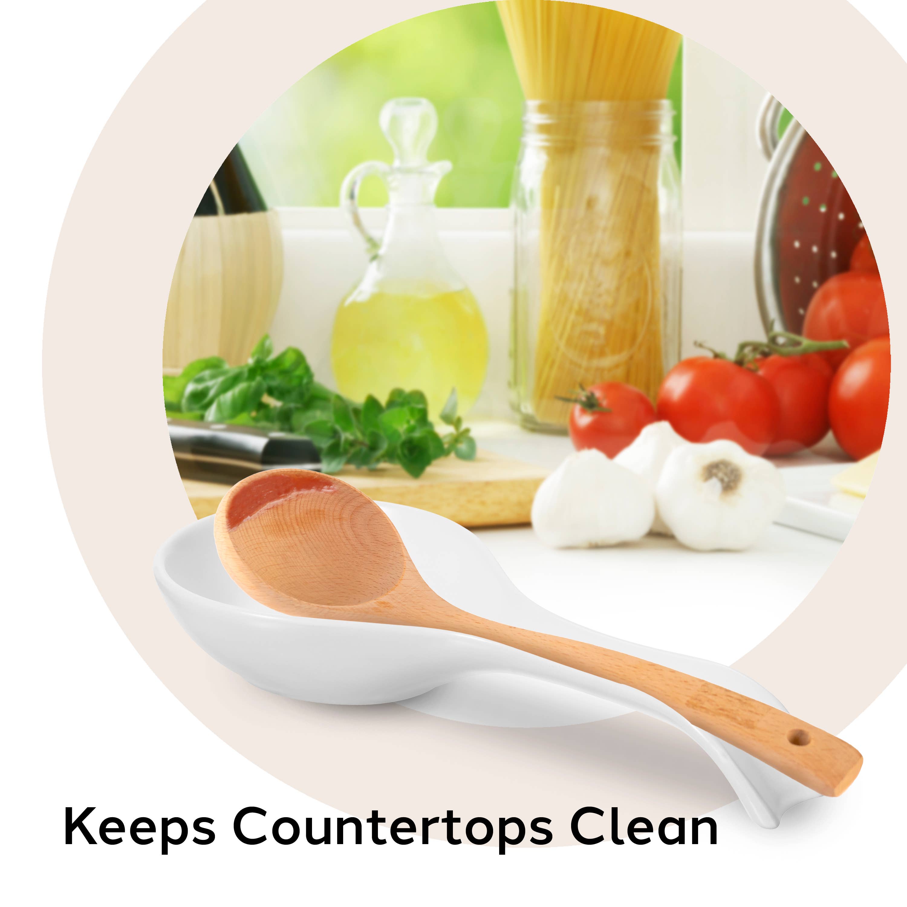 Oggi - Wholesale Spoon Rest - Spoon Rest Ceramic (8.5" x 4.5")17