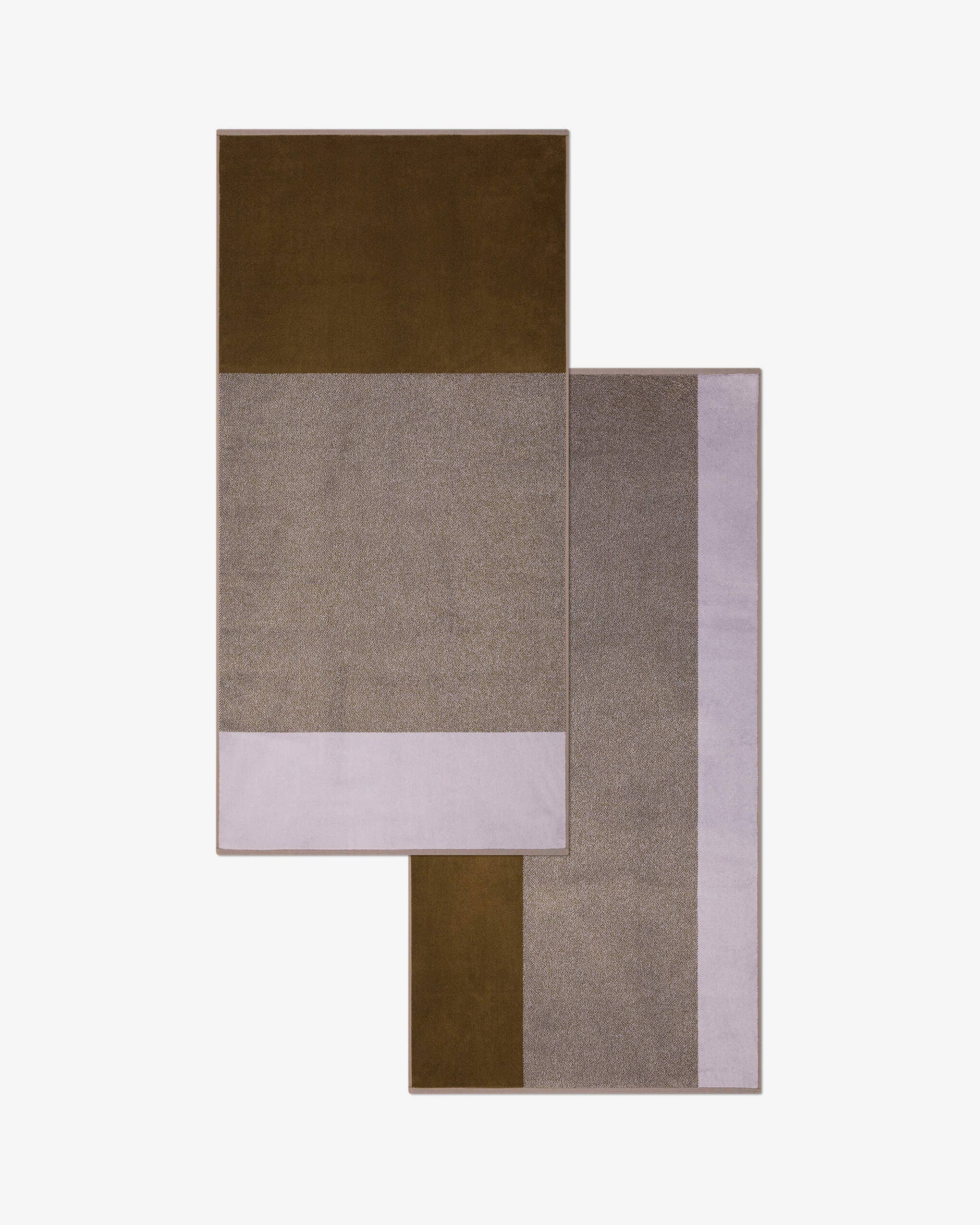 Badhanddoeken Set Blend Green Lilac (2 st.) for wholesale on Faire
