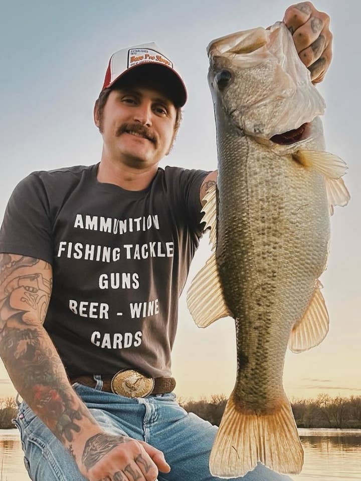 Ammo Mens Tee svart/vit för wholesale av Bandit Brand