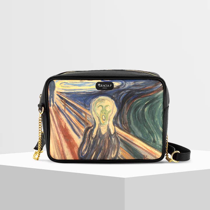Sac Tizy de Gracia P - Fabriqué en Italie - Munch Scream pour la vente par GLOBALSHOP SRL