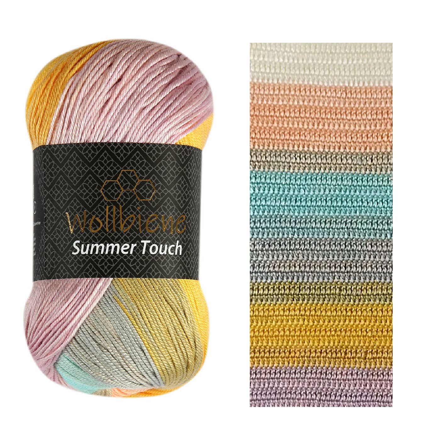 Wollbiene – Engroshandel Garn – Woolbee Summer Touch batik med farvegradient i uldgarn16