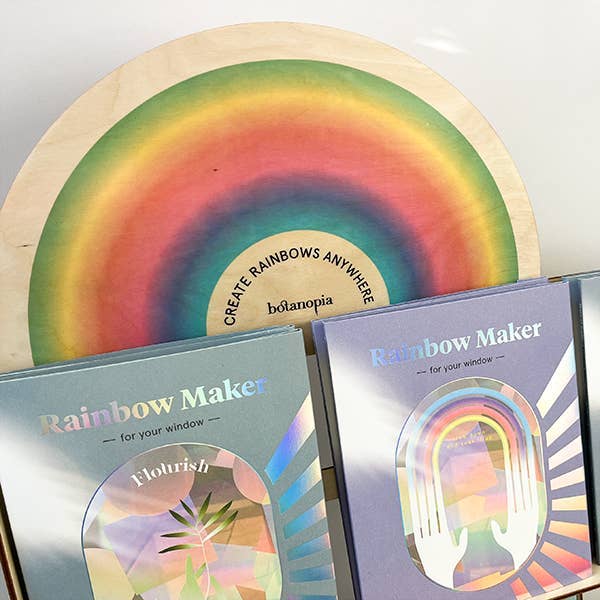 Botanopia USA - gifts , decor and cards for plant lovers - Wholesale Retailer Display - Paper & Novelty - Point Of Sale holder for the Rainbow Maker Stickers1