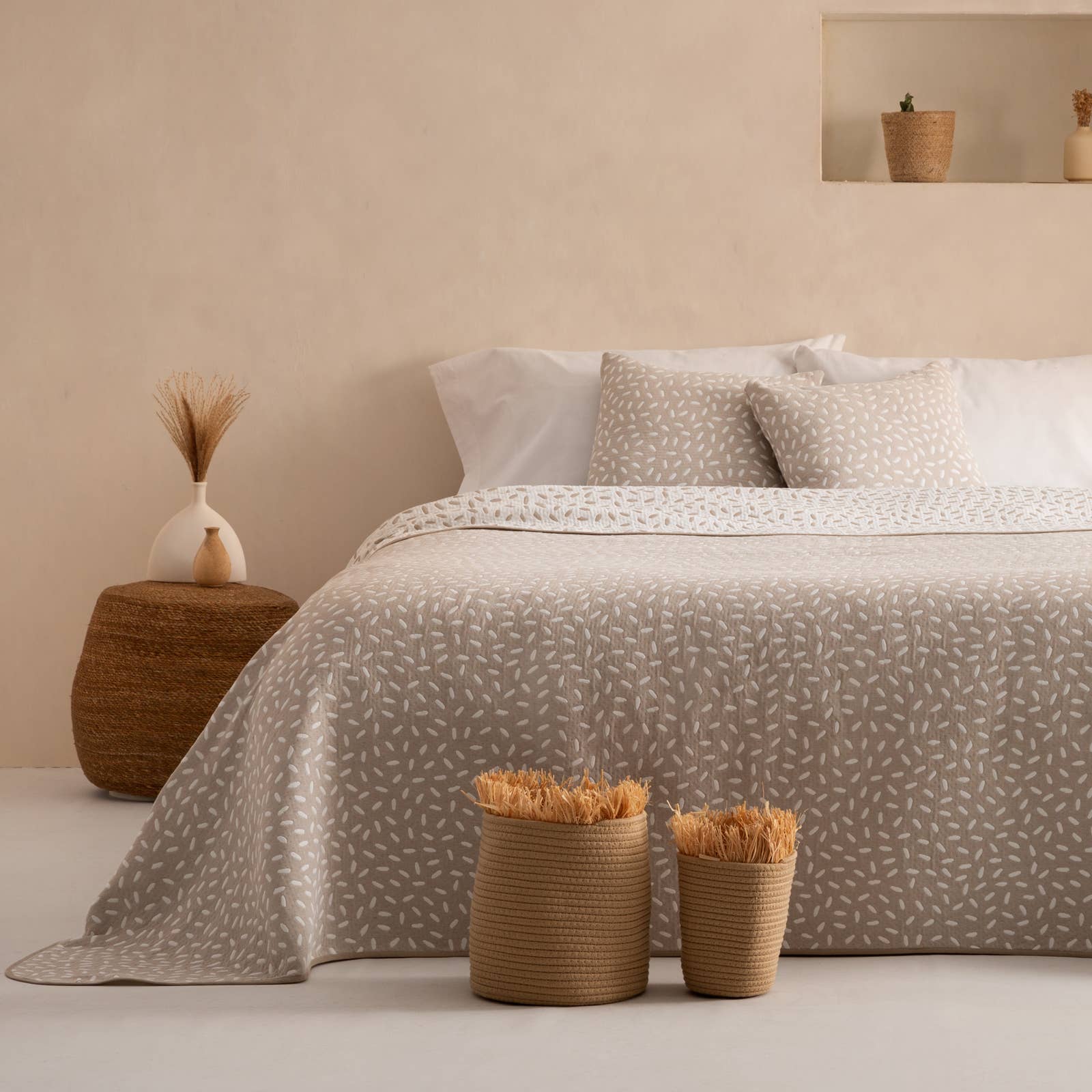 GAMUSI - Wholesale Quilt - CINTI light cotton jacquard bedspread4