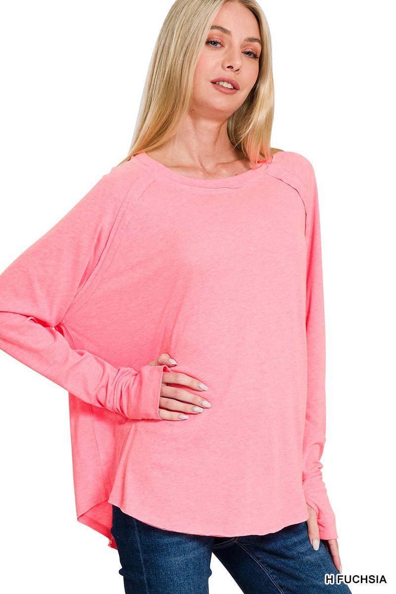 Vanilla Monkey – T-shirt – Mulher por atacado – Top de manga raglan de algodão2