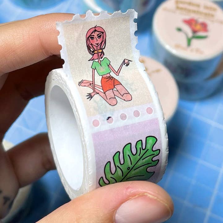 Peachy’s Kaua’i - Stamp Washi, Masking Tape, Hawaii Life, Beach Girl for wholesale by Peachy Kauai