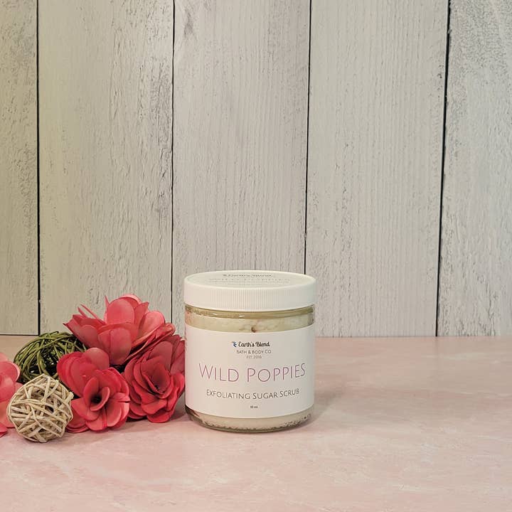 Garden Collection Sugar Scrubs 16oz voor wholesale door Earths Blend Bath & Body Co.