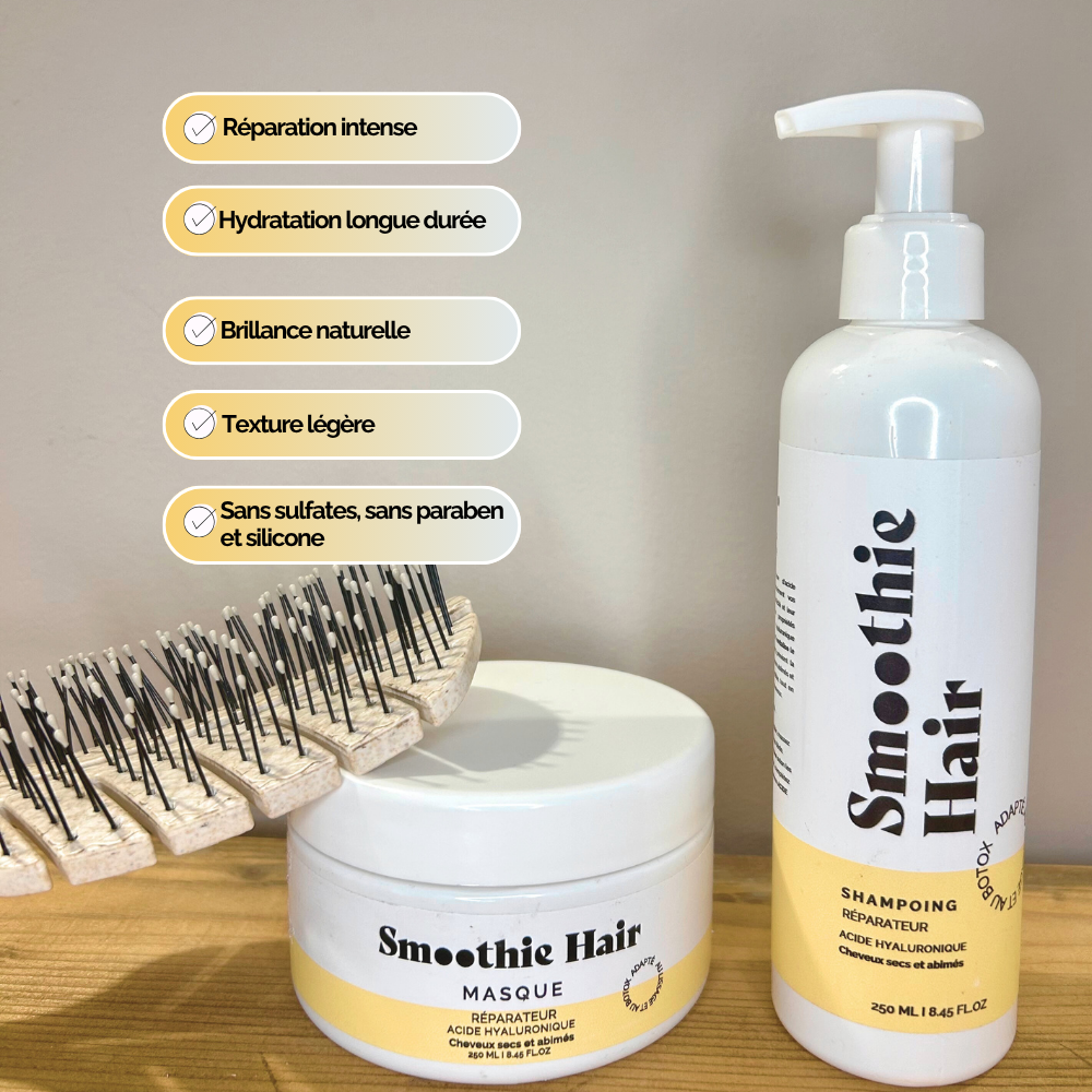 Smoothie Hair - Wholesale Shampoo & Conditioner Set - SHAMPOO & MASK - HYALURONIC ACID - DRY HAIR4