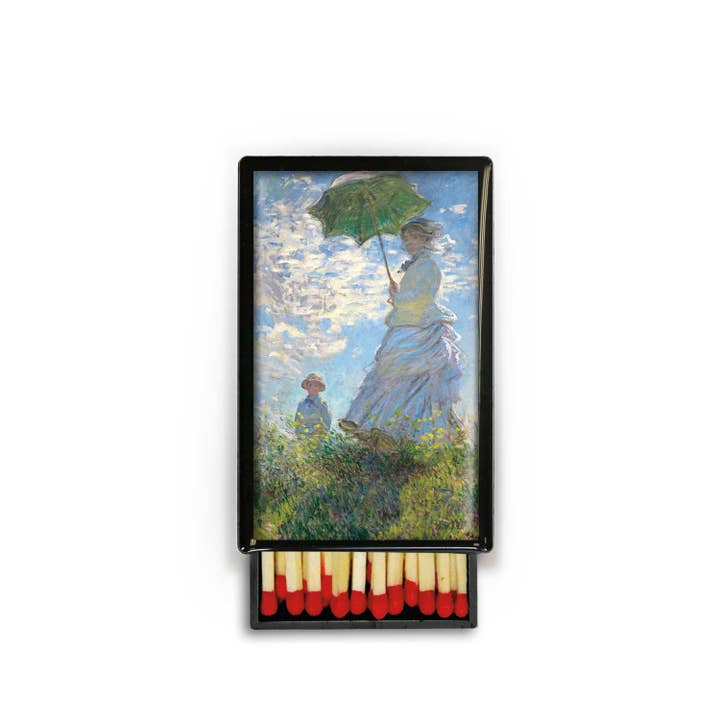 Lucy Lu Designs - Venta al por mayor Cerillas - Caja de regalo para mujer con sombrilla Monet Fine Art Museum