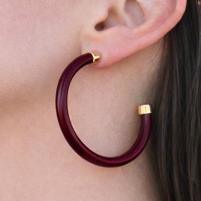 Aros de aro granates para venta al por mayor de Hoo Hoops