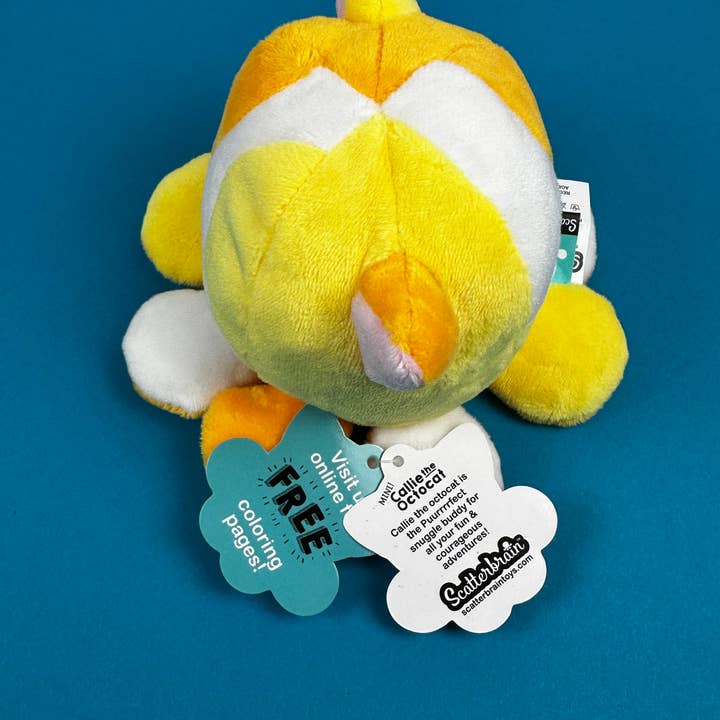 Scatterbrain - Venta al por mayor Peluche - Niños y bebés - MINI Callie el Octogato - Peluche de Gato Pulpo