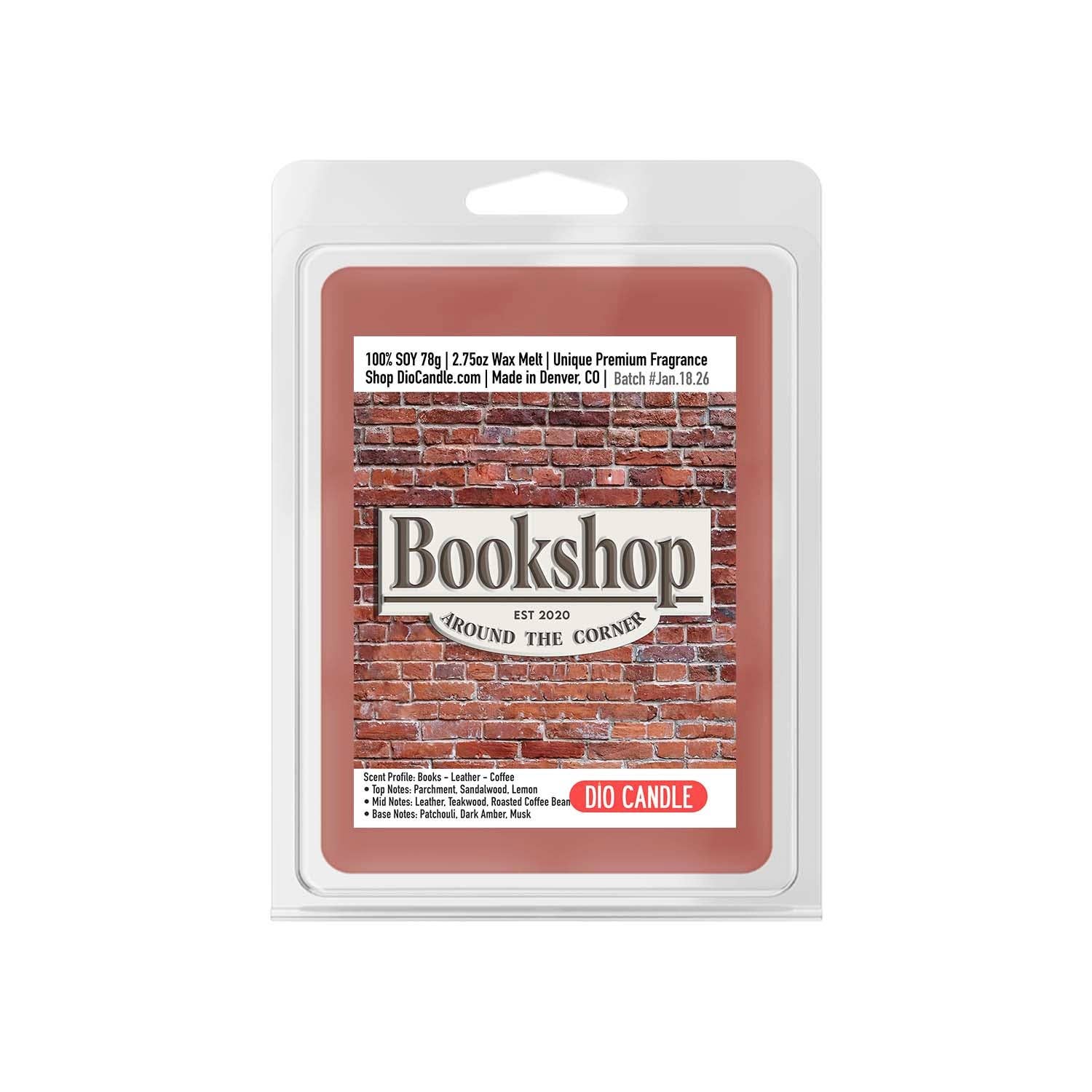 Dio Candle Company - Wholesale Jar/Filled Candle - Bookshop Candle4