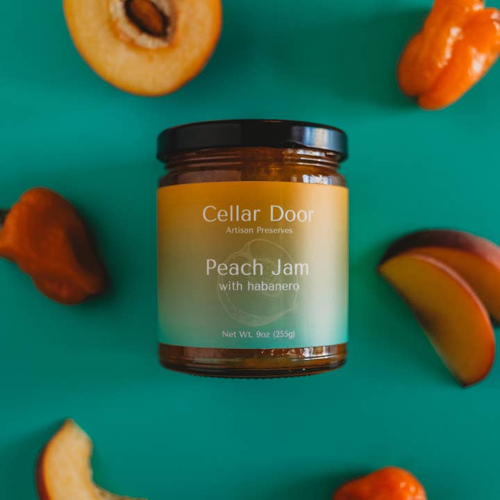 Cellar Door Preserves - Wholesale Jam/Jelly - Peach Jam with Habenero