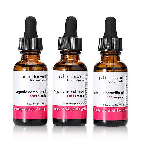 Biologisch hydraterend en voedend camelia-olietrio voor wholesale door Julie Hewett LA
