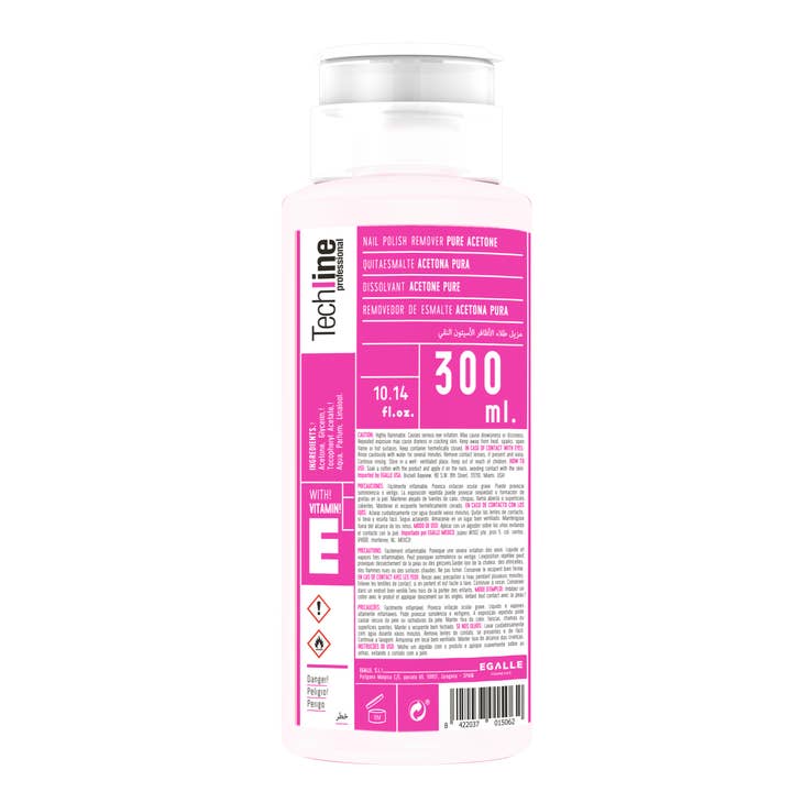 REMOVED BRAND – Engroshandel Neglelakfjerner – Ren acetone neglelakfjerner Anea Techline 300 ml0