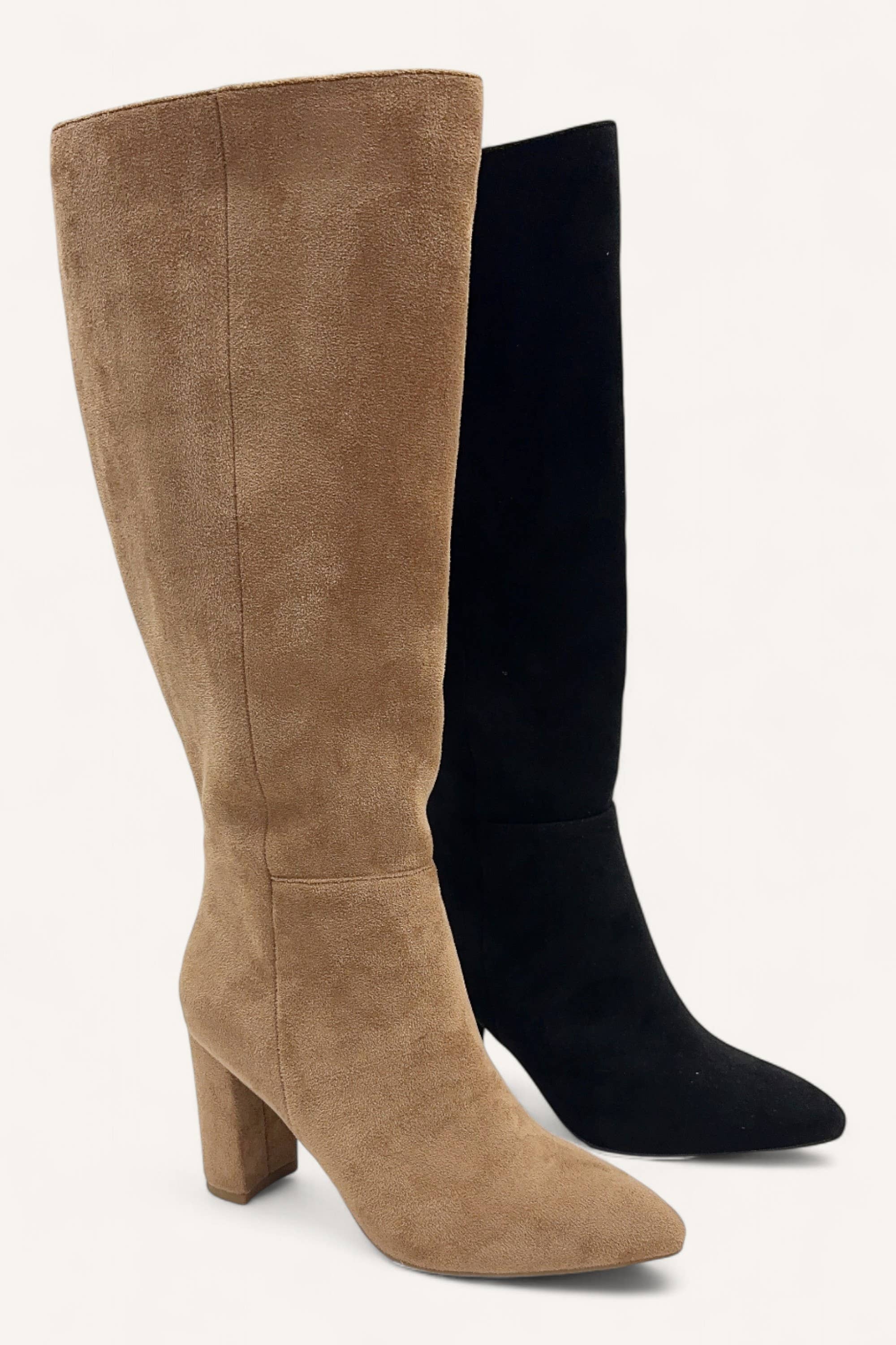 CCOCCI - Wholesale Boots - Women's - BRAZIL-84 LUXURIOUS FAUX SUEDE KNEE BOOTS5