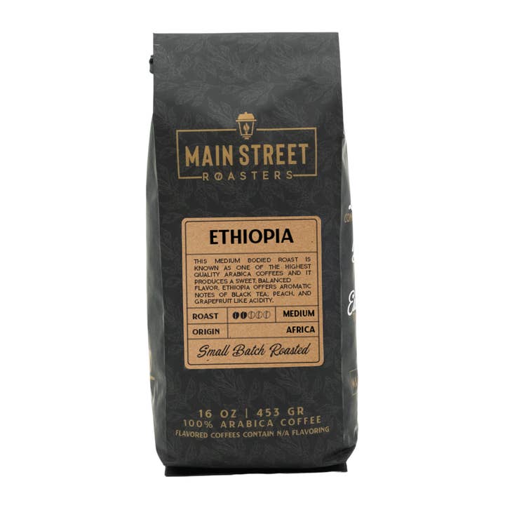 Ethiopian Yirgacheffe for wholesale by Main Street Roasters