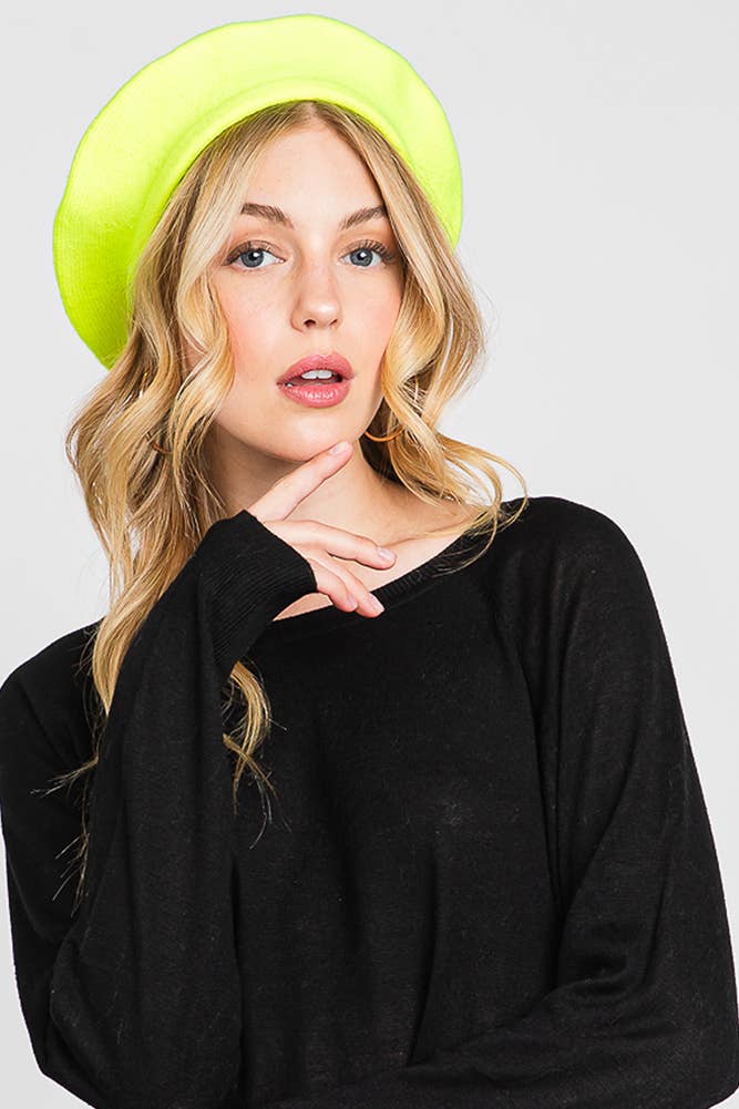 Hana – wholesale Beret – Women's – Stretchy Solid Color Beret38