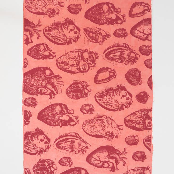 Cognitive Surplus - Wholesale Flat Wrap - Anatomical Heart Wrapping Paper (Case of 6)1