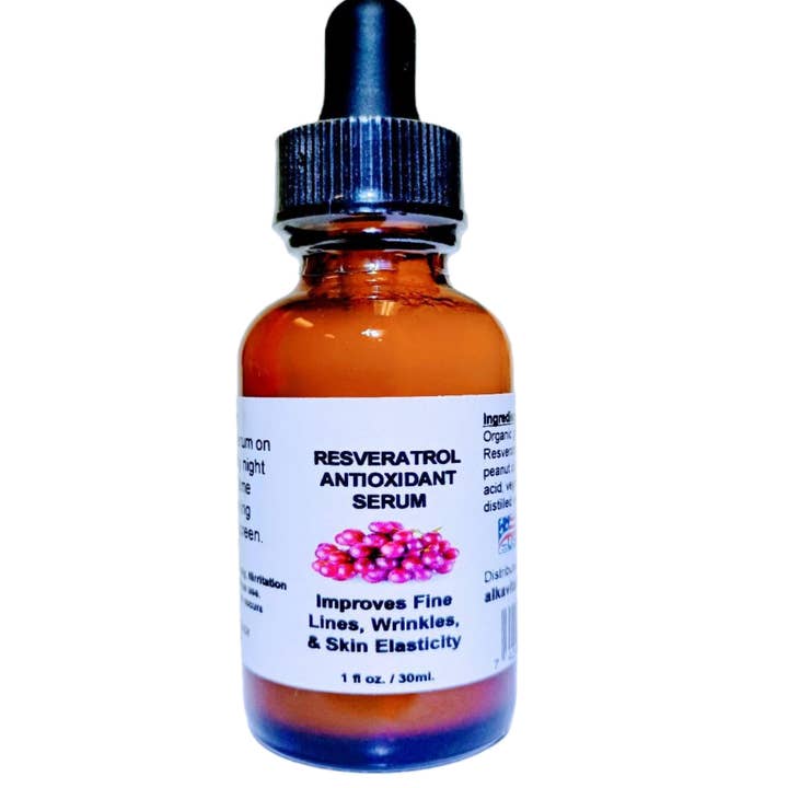 Resveratrol Antioxidant Skin Serum Improves Facial Wrinkles for wholesale by AlkaVita