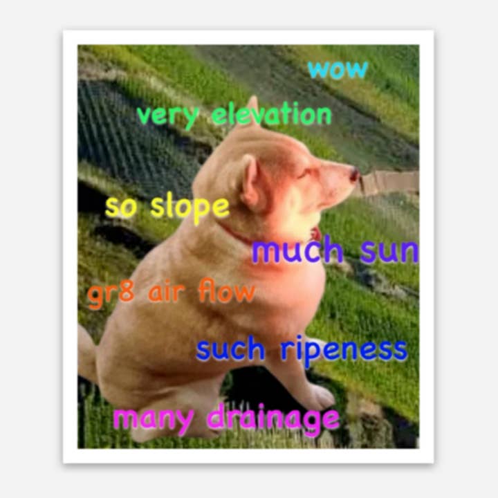 Slope Doggo Magnet for wholesale by Shitty Wine Memes