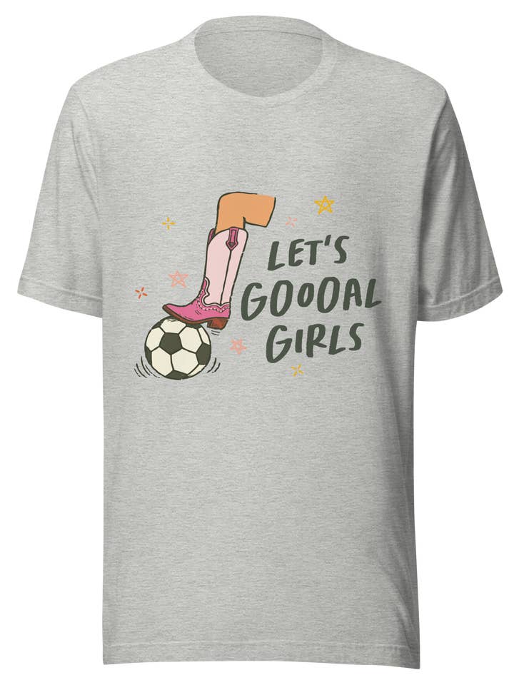 Let's Goal Girls Boot Tee for wholesale by Girl Riot Society by Mosaic Makers Co