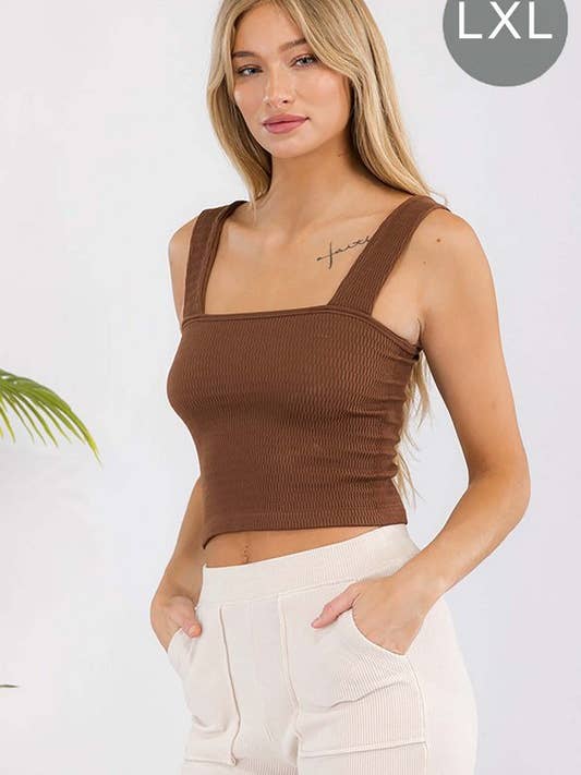 Top corto texturizado sin costuras talla LXL para venta al por mayor de Yelete