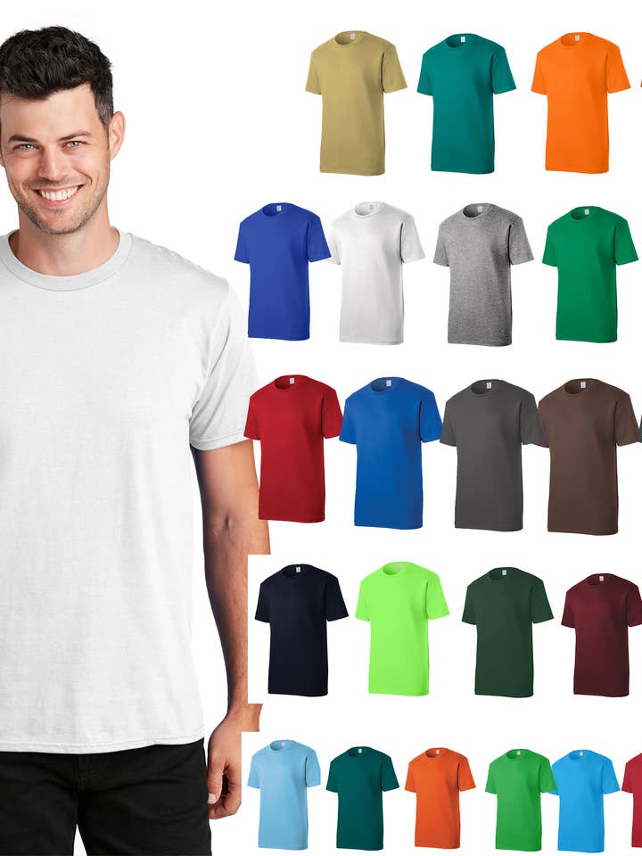 Premium-T-Shirt aus Baumwolle für Herren | Vielseitig, Herren-T-Shirt 2-6xl für den Großhandel von Radyan