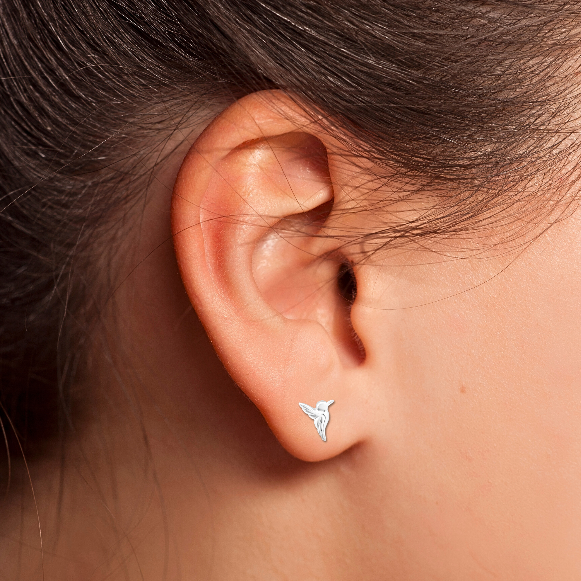 Moonrise Jewelry - Wholesale Stud/Post Earrings - E-141 Hummingbird Earrings1