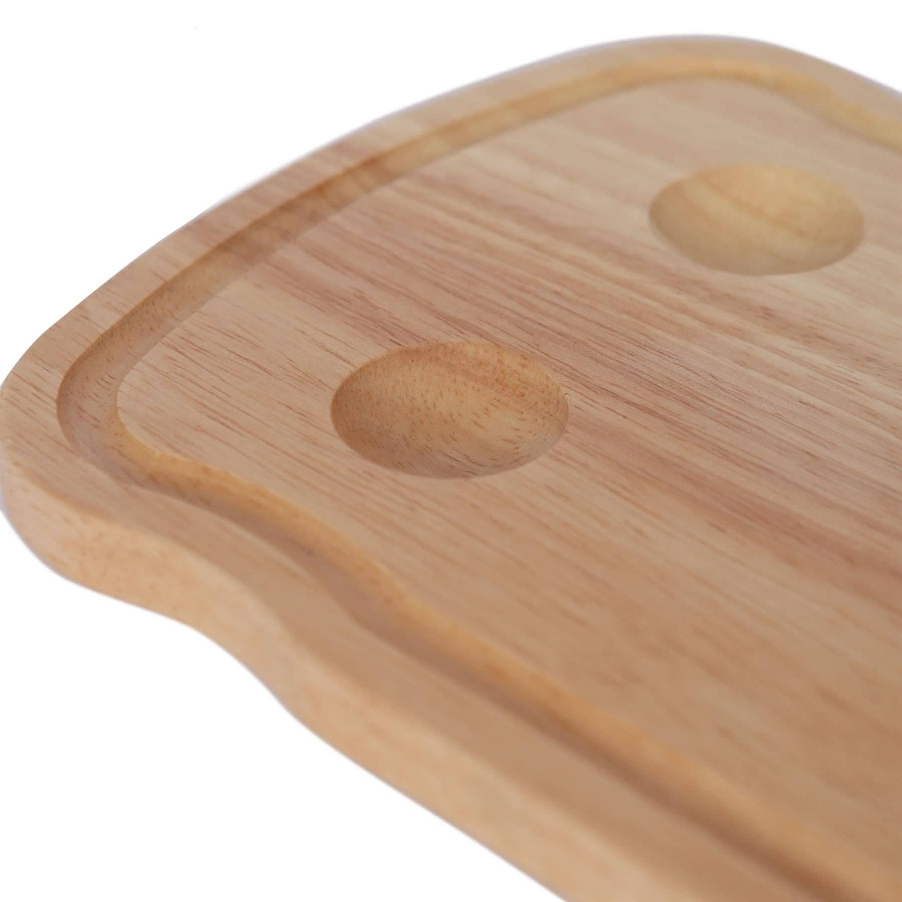 Rinkit Ltd – wholesale Cutting board – Wooden Breakfast Board - 20cm x 24cm6