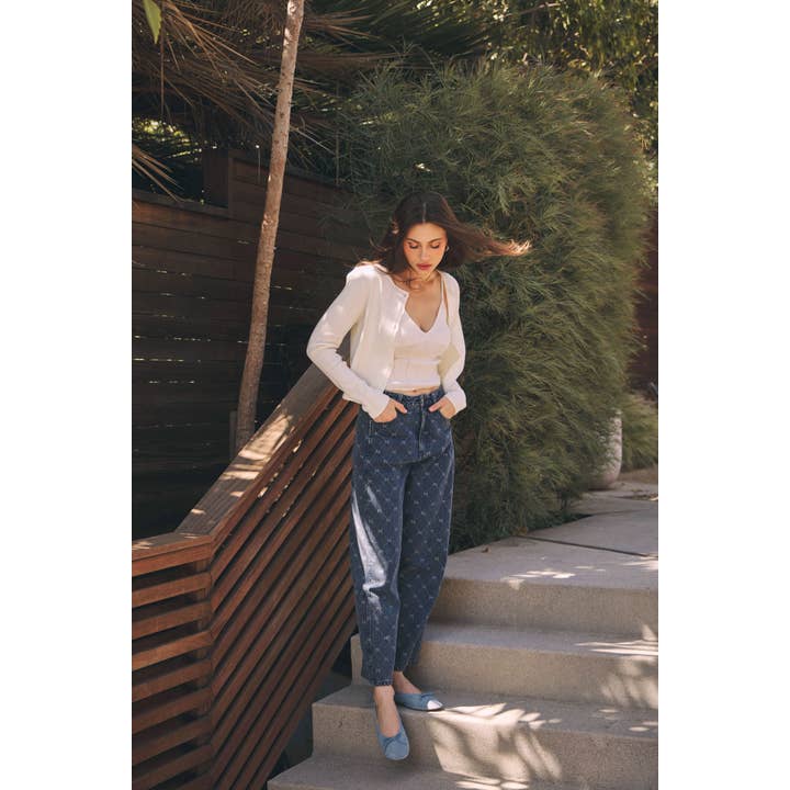 STRETCHIG VISKOSBLANDNING POINTELLE STICKAD LINNE för wholesale av idem ditto