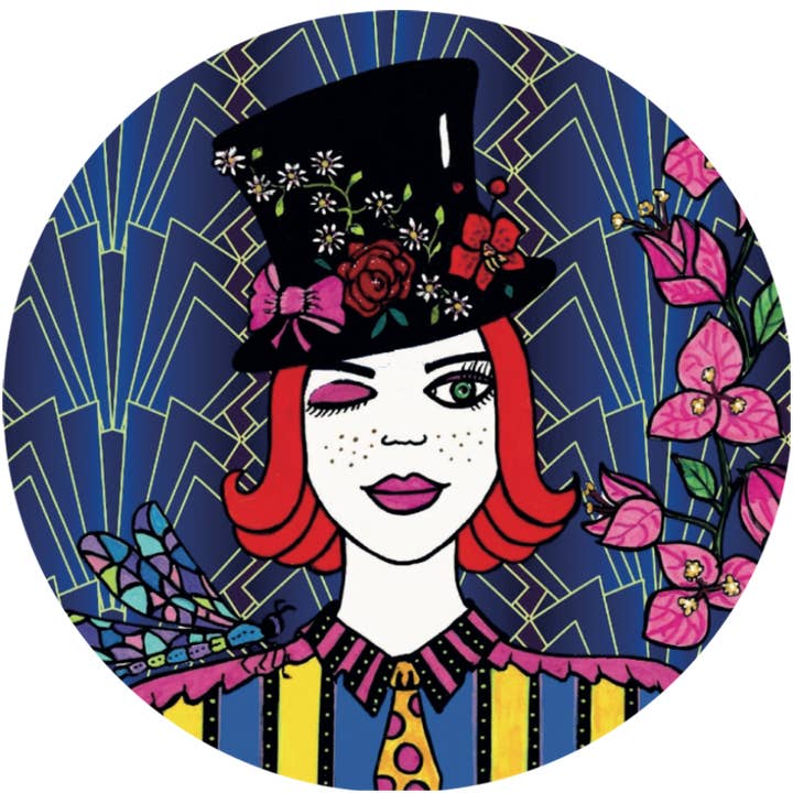 FunkyAdi - Wholesale Compact Mirror - Women Printed Pocket Mirrors