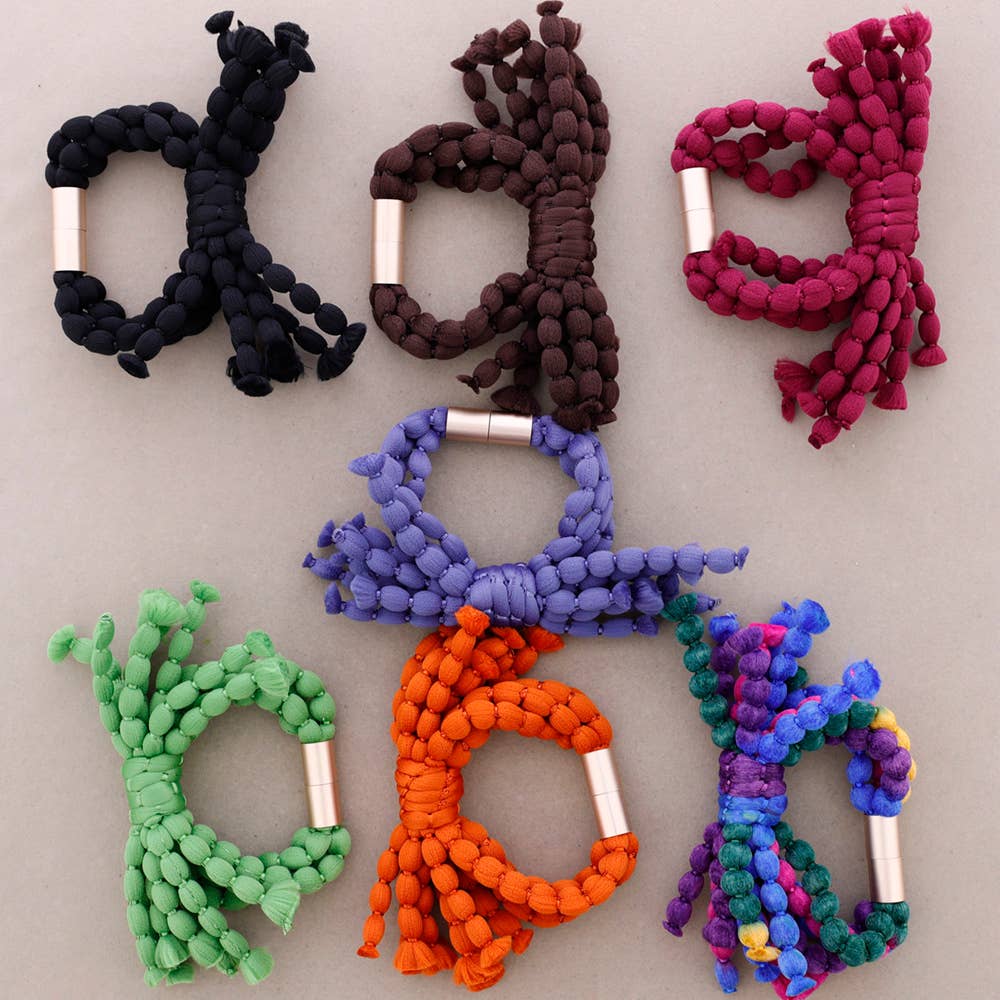 Sonata - Vendita all'ingrosso Gioielli a scatto - Bracciale 4 Voltas Lana Bolitas2