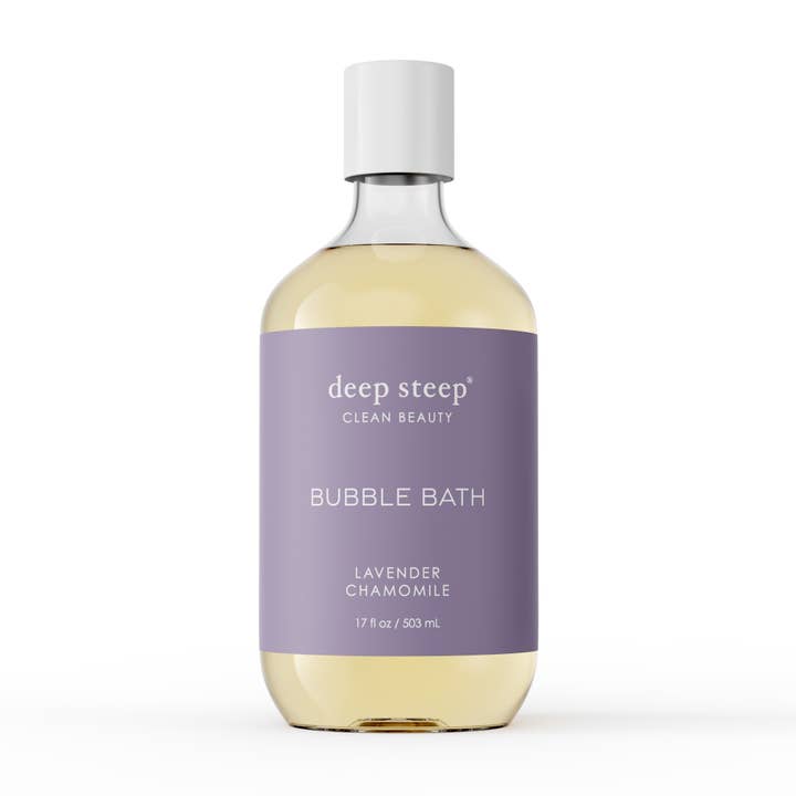 Deep Steep Clean Beauty - Wholesale Bubble Bath - Bubble Bath - Lavender Chamomile 17oz