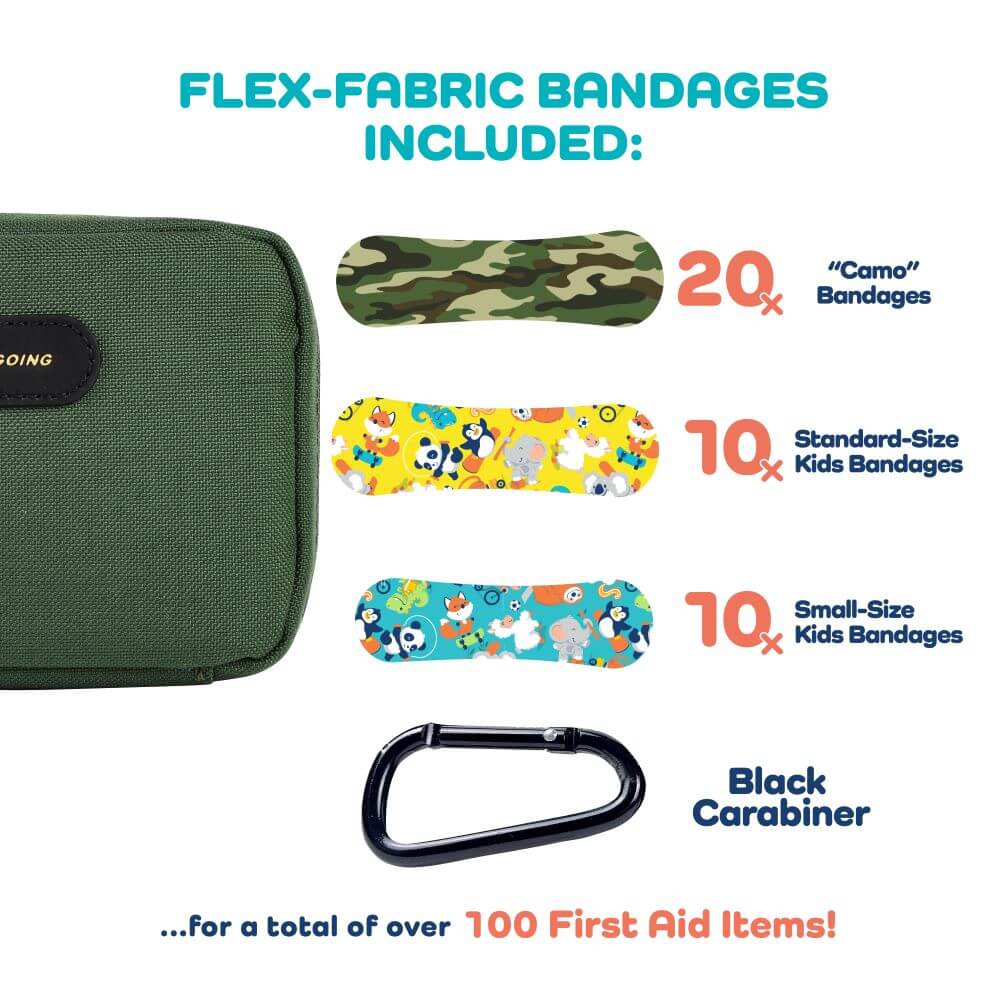 KEEP>GOING First Aid - Vente Trousse de premiers secours - Kit de premiers secours GoKit (130 pièces)5