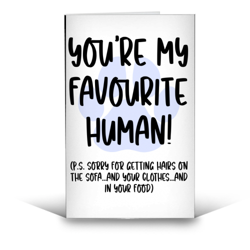 ART WOW – wholesale Love card – Greetings cards 'You're My Favourite Hum0