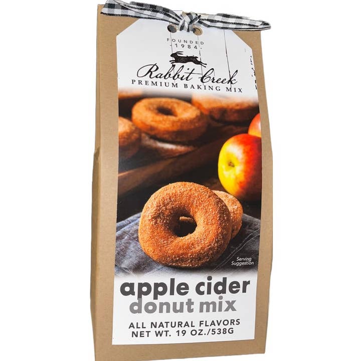 Rabbit Creek Gourmet - Wholesale Cake Mix - Apple Cider Cake Donut w/dusting Sugar "NEW"