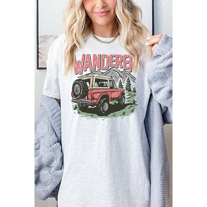 COLORBEAR - Wholesale T-Shirt (Graphic) - Women's - Wanderer Adventure Graphic Heavyweight T Shirts