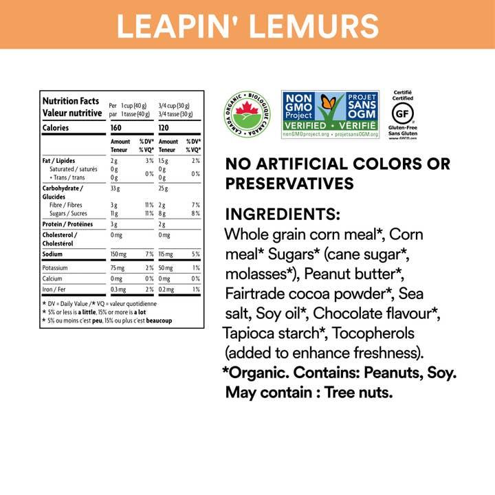 Leapin' Lemurs Cereal for wholesale by Nature's Path
